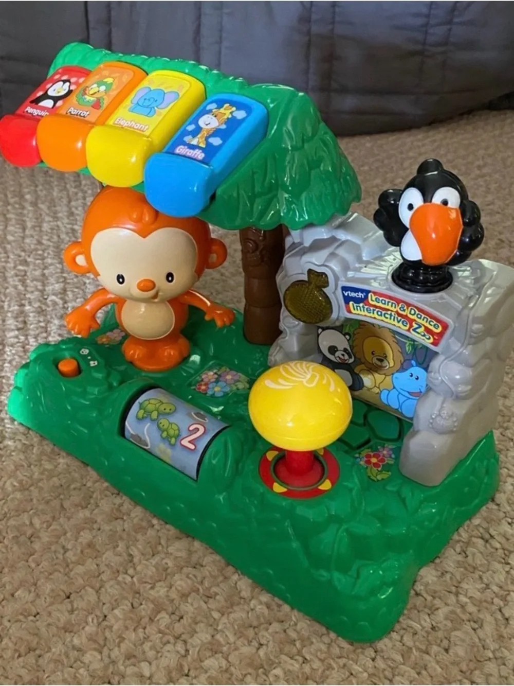 Vtech Learn & Dance Interactive Zoo Toy VGUC